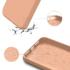 Husa iPhone 13 Pro Casey Studios Premium Soft Silicone - Pink Sand Pink Sand