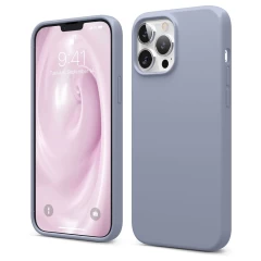 Husa iPhone 13 Pro Casey Studios Premium Soft Silicone - Gray Slate Gray 