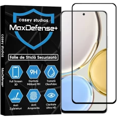 Folie Sticla CASEY STUDIOS compatibila cu Honor Magic 4 Lite 5G, Full Glue, Duritate Militara, Ultra HD, Anti Zgarieturi, Anti Amprente, Anti Socuri, Margini Negre Negru