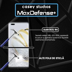 Folie Sticla CASEY STUDIOS compatibila cu Huawei nova 10 Pro, Full Glue, Duritate Militara, Ultra HD, Anti Zgarieturi, Anti Amprente, Anti Socuri, Margini Negre Negru