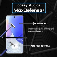 Folie Sticla CASEY STUDIOS compatibila cu Huawei nova 9 SE, Full Glue, Duritate Militara, Ultra HD, Anti Zgarieturi, Anti Amprente, Anti Socuri, Margini Negre Negru