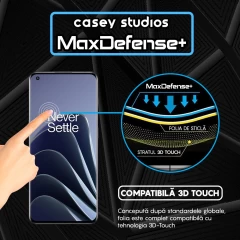 Folie Sticla CASEY STUDIOS compatibila cu OnePlus 9 Pro, Full Glue, Duritate Militara, Ultra HD, Anti Zgarieturi, Anti Amprente, Anti Socuri, Margini Negre Negru