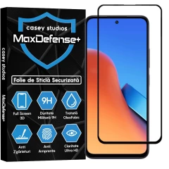 Folie Sticla CASEY STUDIOS compatibila cu Xiaomi 12 Pro, Full Glue, Duritate Militara, Ultra HD, Anti Zgarieturi, Anti Amprente, Anti Socuri, Margini Negre Negru