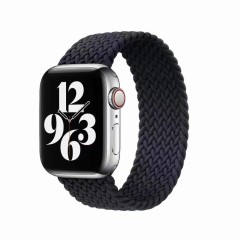Curea Apple Watch 1/2/3/4/5/6/7/8/SE - 38/40/41 MM - XS - Braided Loop Casey Studios Casey Studios - Black