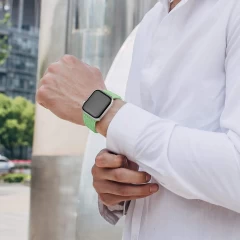 Curea Apple Watch 1/2/3/4/5/6/7/8/SE - 38/40/41 MM - S - Braided Loop Casey Studios Casey Studios - Pistachio Pistachio