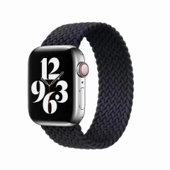 Curea Apple Watch 1/2/3/4/5/6/7/8/SE - 38/40/41 MM - L - Braided Loop Casey Studios Casey Studios - Charcoal Black 