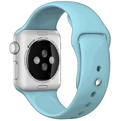 Curea Apple Watch 1/2/3/4/5/6/7/8/SE/Ultra - 42/44/45/49 MM - M / L - Silicone Sport Casey Studios Casey Studios - Baby Blue Baby Blue