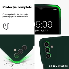 Husa Samsung Galaxy A13 5G/A04s/M13 5G Casey Studios Premium Soft Silicone Dark Marine Green