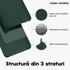 Husa Samsung Galaxy A13 5G/A04s/M13 5G Casey Studios Premium Soft Silicone Dark Marine Green