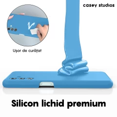 Husa Samsung Galaxy A13 5G/A04s/M13 5G Casey Studios Premium Soft Silicone Cadet Blue