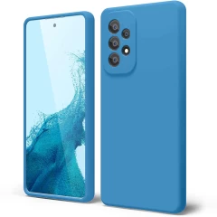 Husa Samsung Galaxy A53 Casey Studios Premium Soft Silicone Cadet Blue 