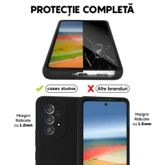 Husa Samsung Galaxy A53 Casey Studios Premium Soft Silicone Negru