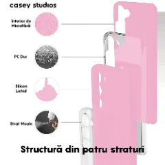 Husa Samsung Galaxy S23 Casey Studios Premium Soft Silicone Roz 