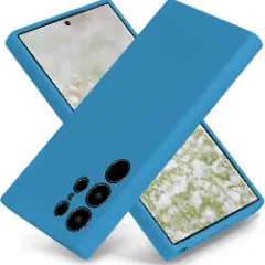 Husa Samsung Galaxy S23 Ultra Casey Studios Premium Soft Silicone Cadet Blue