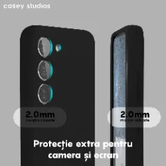 Husa Samsung Galaxy S23 Plus Casey Studios Premium Soft Silicone Negru