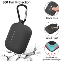 Husa pentru Apple AirPods Pro 1 / 2 - Techsuit Silicone Case - Black Negru