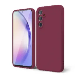 Husa Samsung Galaxy A54 Casey Studios Premium Soft Silicone Burgundy 