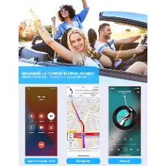 Adaptor Bluetooth 5.3 LAGATO, Receiver Audio AUX 3.5mm, Jack 3.5mm, pentru orice tip de Masina, Portabil, compatibil cu orice Device, Cablu Type-C Negru