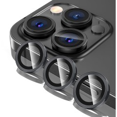 Folie Protectie Lentile Camera pentru iPhone 12 Pro Max, Casey Studios MaxDefense+,  Ultra HD, Protectie Profesionala Camere 3D, Anti Amprente, Anti Zgarieturi, Anti Socuri