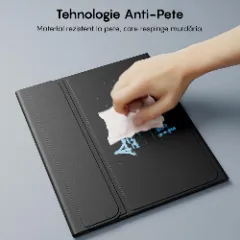 Husa cu Tastatura Iluminata si TouchPad compatibila cu iPad Air 11 2024/iPad Air 5/4 10.9