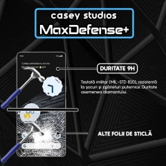 Folie Sticla CASEY STUDIOS compatibila cu Google Pixel 7, Full Glue, Duritate Militara, Ultra HD, Anti Zgarieturi, Anti Amprente, Anti Socuri, Margini Negre Negru