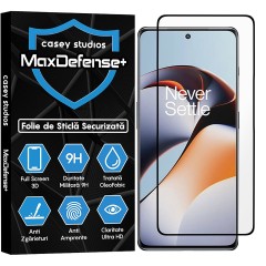 Folie Sticla CASEY STUDIOS compatibila cu OnePlus Ace 2, Full Glue, Duritate Militara, Ultra HD, Anti Zgarieturi, Anti Amprente, Anti Socuri, Margini Negre