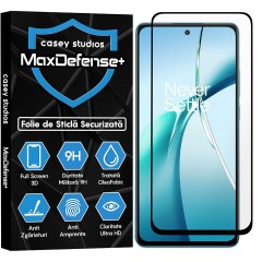 Folie Sticla CASEY STUDIOS compatibila cu OnePlus Nord CE4 Lite, Full Glue, Duritate Militara, Ultra HD, Anti Zgarieturi, Anti Amprente, Anti Socuri, Margini Negre