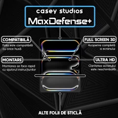 Folie Sticla CASEY STUDIOS? pentru iPad Pro 13 2024, Full Glue, Sticla Securizata, Duritate Militara, Ultra HD, Protectie Profesionala Ecran 3D, Anti Zgarieturi, Anti Socuri, Transparenta Transparent
