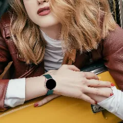 Curea Silicon Samsung Galaxy Watch 7/Active 2/Active/FE/6/5 Pro/5/4/3 - 20mm Silicone Casey Studios Verde
