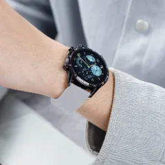 Curea Silicon Samsung Galaxy Watch S3 Frontier/S3 Classic/3/Gear S3 - 22mm Silicone Legatura Metalica Casey Studios Alb