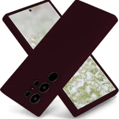 Husa Samsung Galaxy S24 Ultra Casey Studios Premium Soft Silicone Burgundy