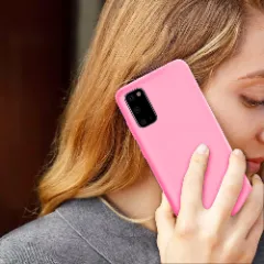 Husa Samsung Galaxy S20 Casey Studios Premium Soft Silicone Roz