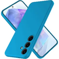 Husa Samsung Galaxy A55 5G Casey Studios Premium Soft Silicone Cadet Blue 