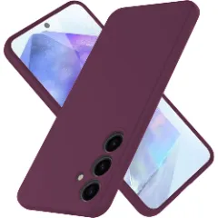 Husa Samsung Galaxy A55 5G Casey Studios Premium Soft Silicone Burgundy