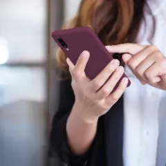 Husa Samsung Galaxy A50 Casey Studios Premium Soft Silicone Burgundy
