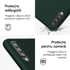 Husa Samsung Galaxy A50 Casey Studios Premium Soft Silicone Webster Green