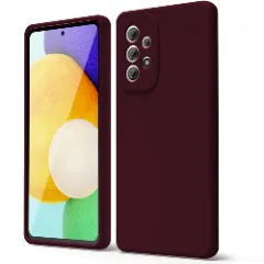 Husa Samsung Galaxy A52 4G/A52 5G/A52S 5G Casey Studios Premium Soft Silicone Burgundy 