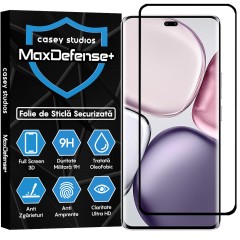 Folie Sticla CASEY STUDIOS pentru Honor Magic7 Lite, Full Glue, Sticla Securizata, Duritate Militara, Ultra HD, Protectie Profesionala Ecran 3D, Anti Zgarieturi, Anti Socuri
