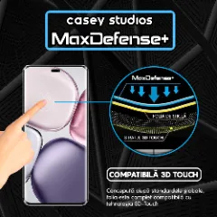Folie Sticla CASEY STUDIOS pentru Honor Magic7 Lite, Full Glue, Sticla Securizata, Duritate Militara, Ultra HD, Protectie Profesionala Ecran 3D, Anti Zgarieturi, Anti Socuri Transparent