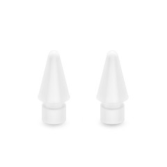 Set 2 varfuri, Dux Ducis, pentru Apple Pencil - Alb