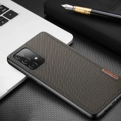 Husa Samsung Galaxy A32 5G Dux Ducis Fino cu Nylon - Gri Gri