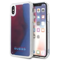 Husa iPhone X/Xs Guess California Glow in the dark - Rosu