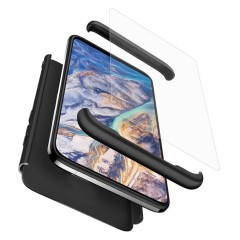 Husa Xiaomi Redmi 10 / Note 10S GKK 360 Case + Screen Protector - Negru
