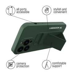 Husa Samsung Galaxy A21S Wozinsky Kickstand Case - Negru Negru