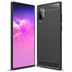 Husa Samsung Galaxy Note 10 Plus / Note 10 Plus 5G Arpex Carbon Silicone - Negru