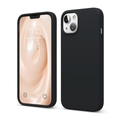 Husa CASEY STUDIOS™ pentru iPhone 13 Mini, Soft Silicone Premium, Microfibra in Interior, de Protectie, Ultra Slim, pentru Incarcare Wireless, Margini Ridicate pentru Protectia Ecranului si a Camerelor