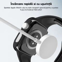 Carcasa Apple Watch 4/5/6/SE - 38MM Casey Studios Diamond Negru
