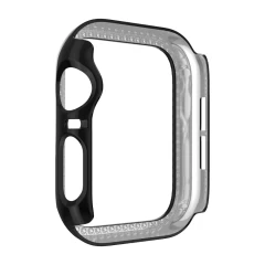Carcasa Apple Watch 7/8 - 41MM Casey Studios Diamond - Negru Negru