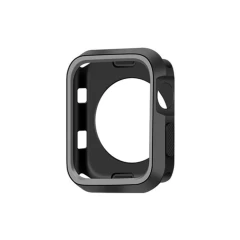 Carcasa 41 MM - 1/2/3/4/5/6/7/8/SE/Ultra Casey Studios Rugged Silicone - Negru Negru/gri 