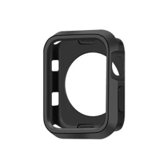 Carcasa 41 MM - 1/2/3/4/5/6/7/8/SE/Ultra Casey Studios Rugged Silicone - Negru Negru